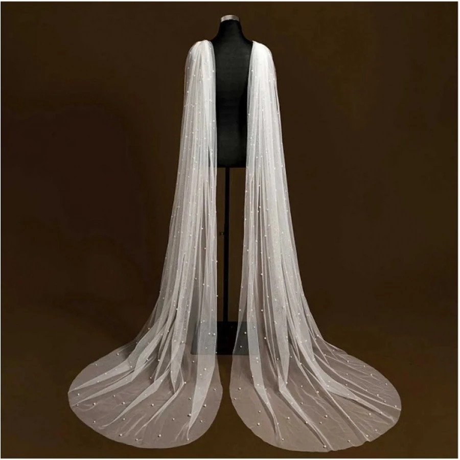 

Новое поступление, фата-накидка, свадебное болеро с жемчугом из бисера, кожаное болеро с жемчугом, свадебные аксессуары для невесты 2026