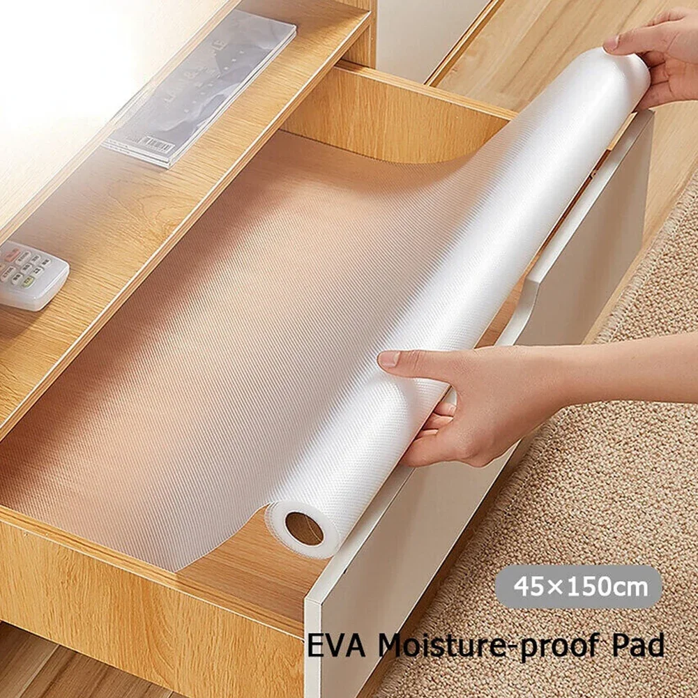 Cabinet Mat Drawer Liner Kitchen Non Slip Pad Shelf Cupboard Waterproof Placemat Refrigerator Non-slip Liners Shelf Paper