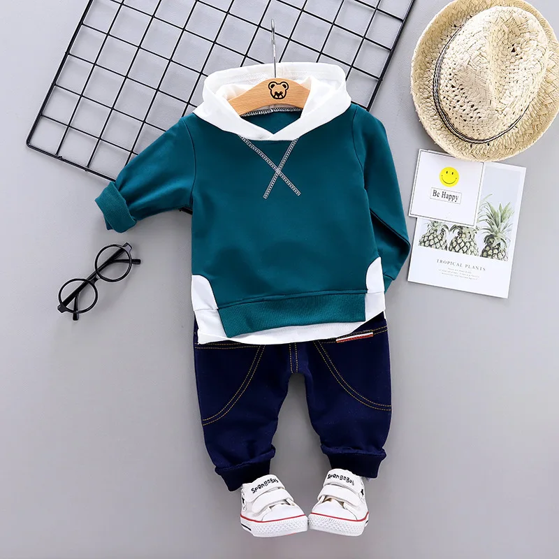 New Spring Autumn Baby Girl Clothes Kids Boys Outfits Children Hoodies Pants 2Pcs/Sets Toddler Casual Costume Infant Tracksuits