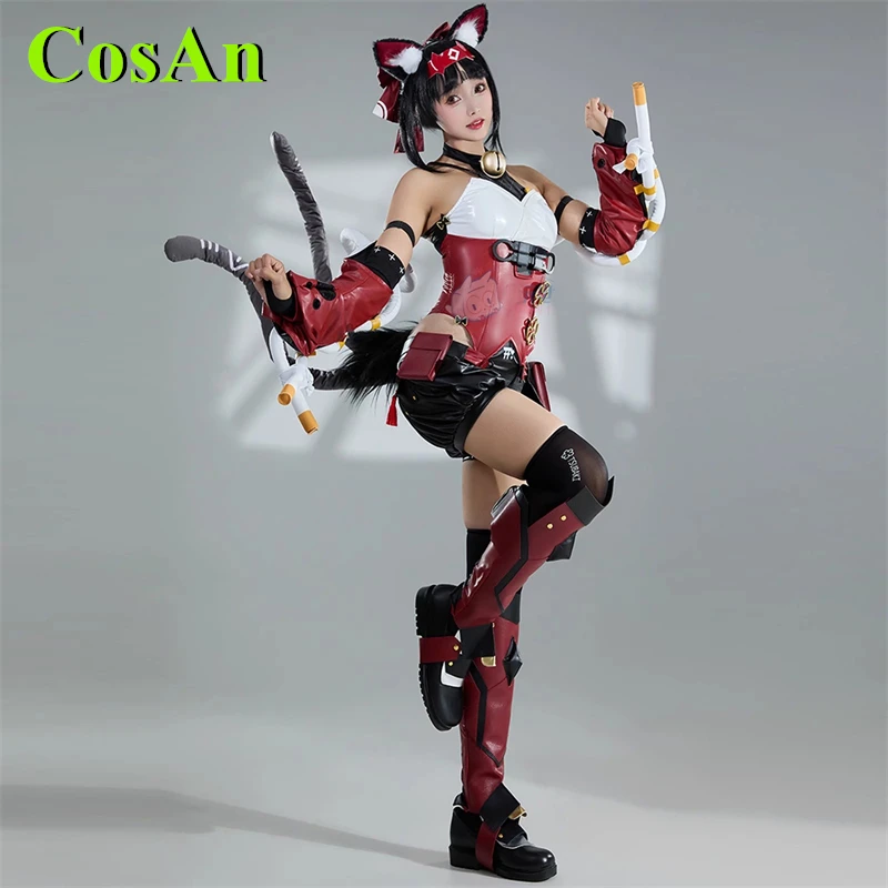 

CosAn Game Zenless Zone Zero Nekomiya Mana Cosplay Costume Hare House Cos Role Play Clothing Women Wear New