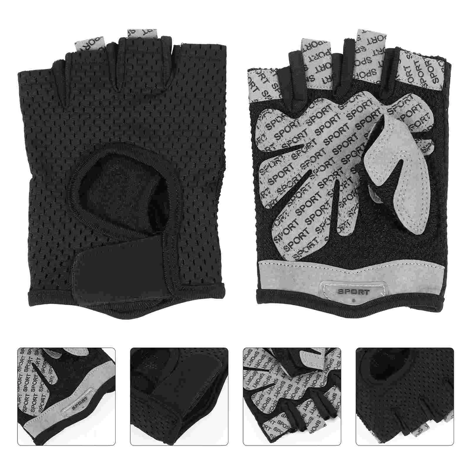 

Gloves for Working Out Sports Half Finger Workout Men Anti-skid Lifting Outdoor Biking