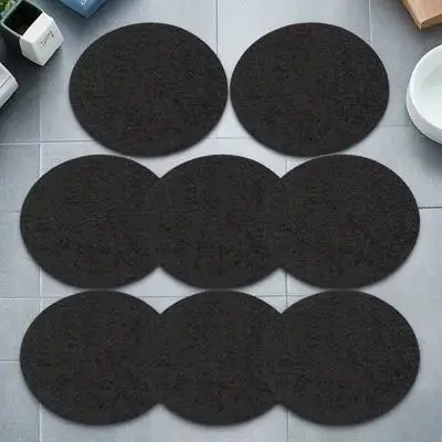 8 قطعة حصيرة عازلة مقاومة للحريق منصات الألومنيوم مقاومة للحرارة ل مبخرة آمنة الرماد الماسك الحصير المنزل المطبخ بار استخدام #6