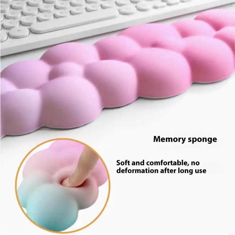 Soft Ergonomic Cloud Mouse Wrist Rest Silicone Pad Rest Desk Wrist Support 