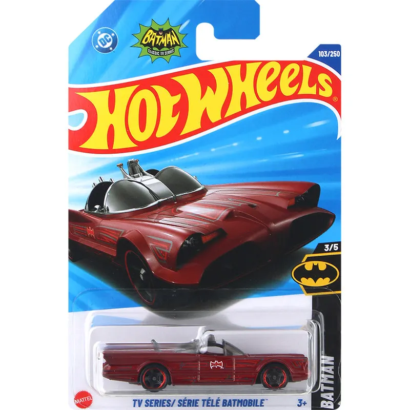 

Hot Wheels Batman Arkham Asylum Batmobile Diecast Collectible Vehicle Single Pack DC Themed Premium Mini Race Car For Collectors