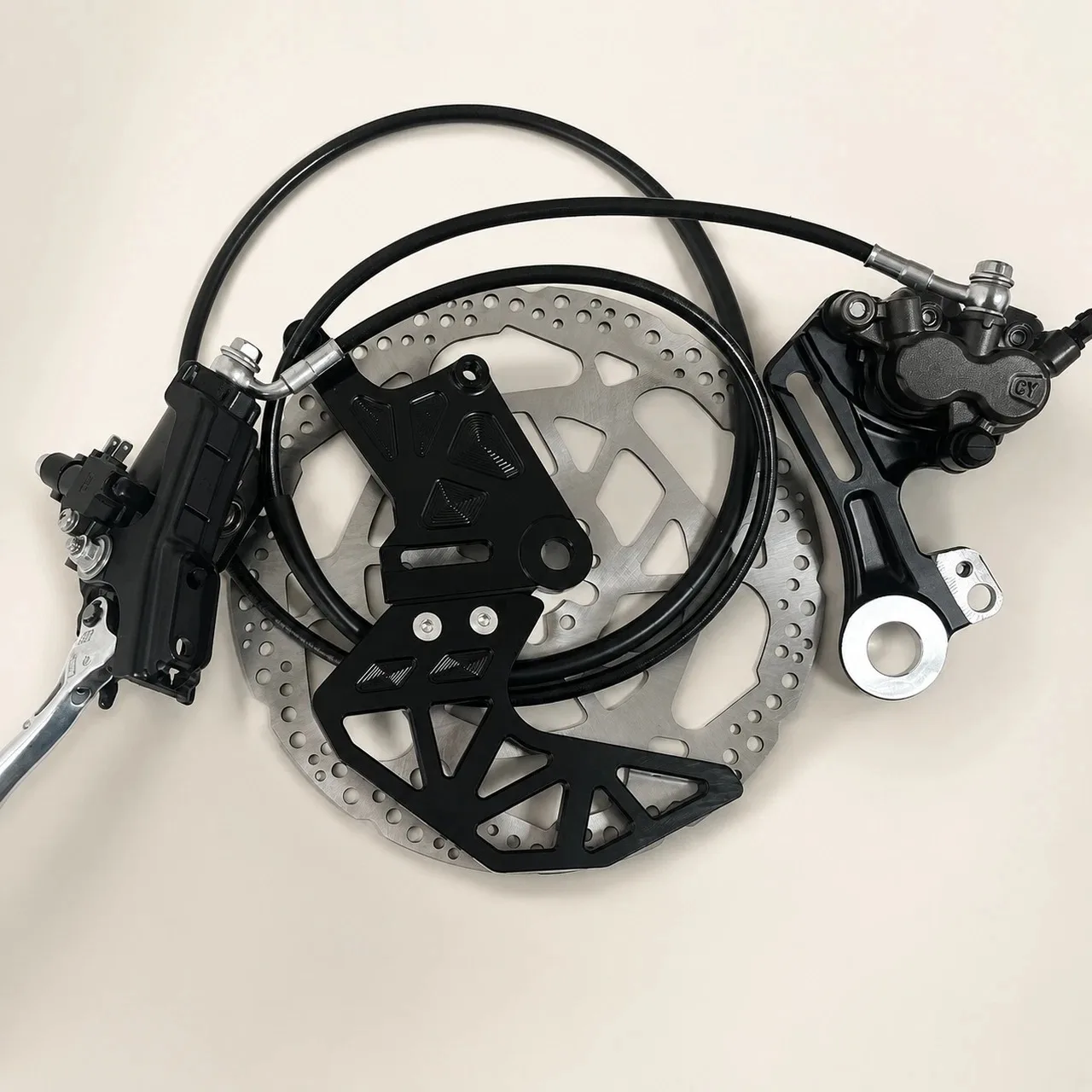 For Hydraulic OEM Spec Brake Caliper Sur-ron Ultra Bee Heat Dissipation Complete Kit Precision Braking Silver 2025