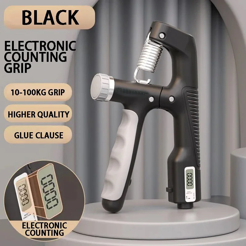 1pcs Counting Grip Strengthener, Arm Muscle Exercise Device, Adjustable Wrist Strength Training And Hand Rehabilitation Equipmen