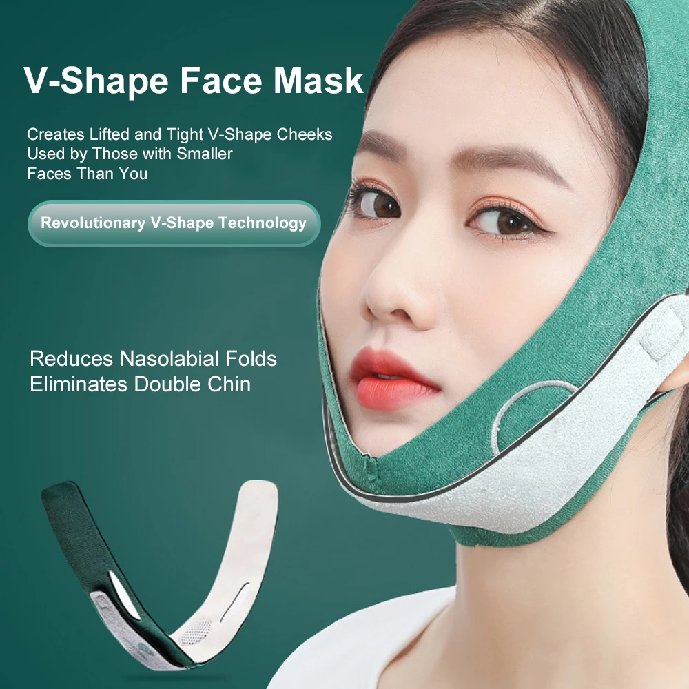 Face V Shaper Facial Slimming Bandage Relaxation Lift Up Belt Shape Lift Reduce Double Chin Face Thining Band Massage Slimmer