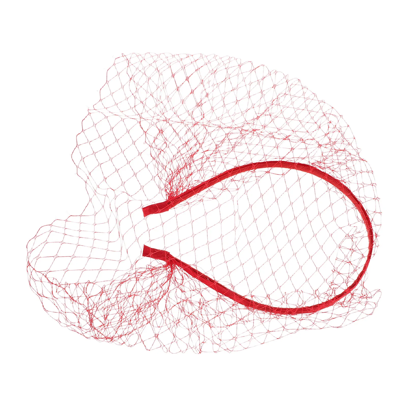 

Винтажная красная сетчатая повязка на голову с вуалью в стиле птичьей клетки, свадебный головной убор, элегантный свадебный фасцинатор, вуаль в стиле 1920-х годов для вечеринок и коктейлей