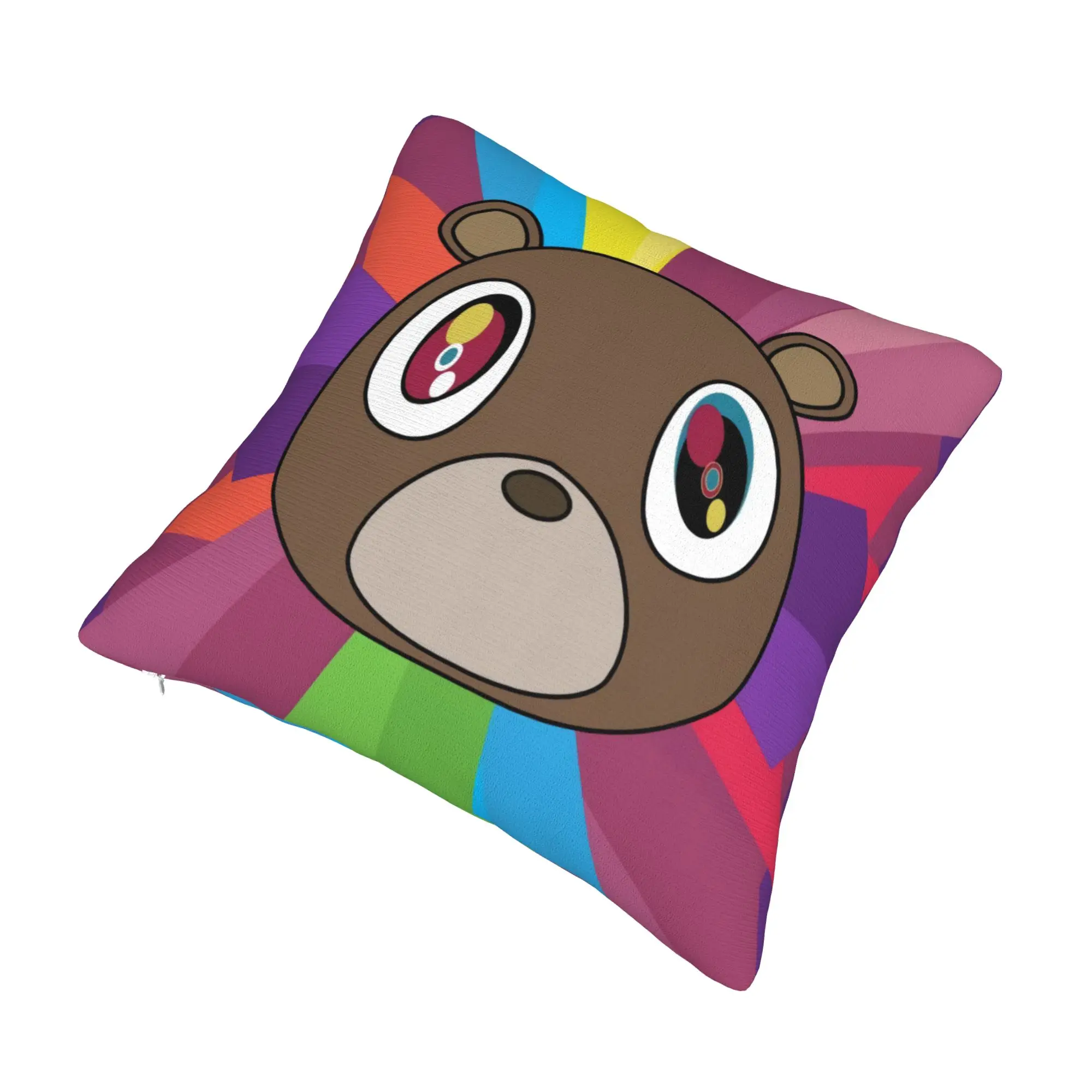 Kanye West Bear Pillow Case for Sofa  Modern Cushion Cover Soft Pillowcase