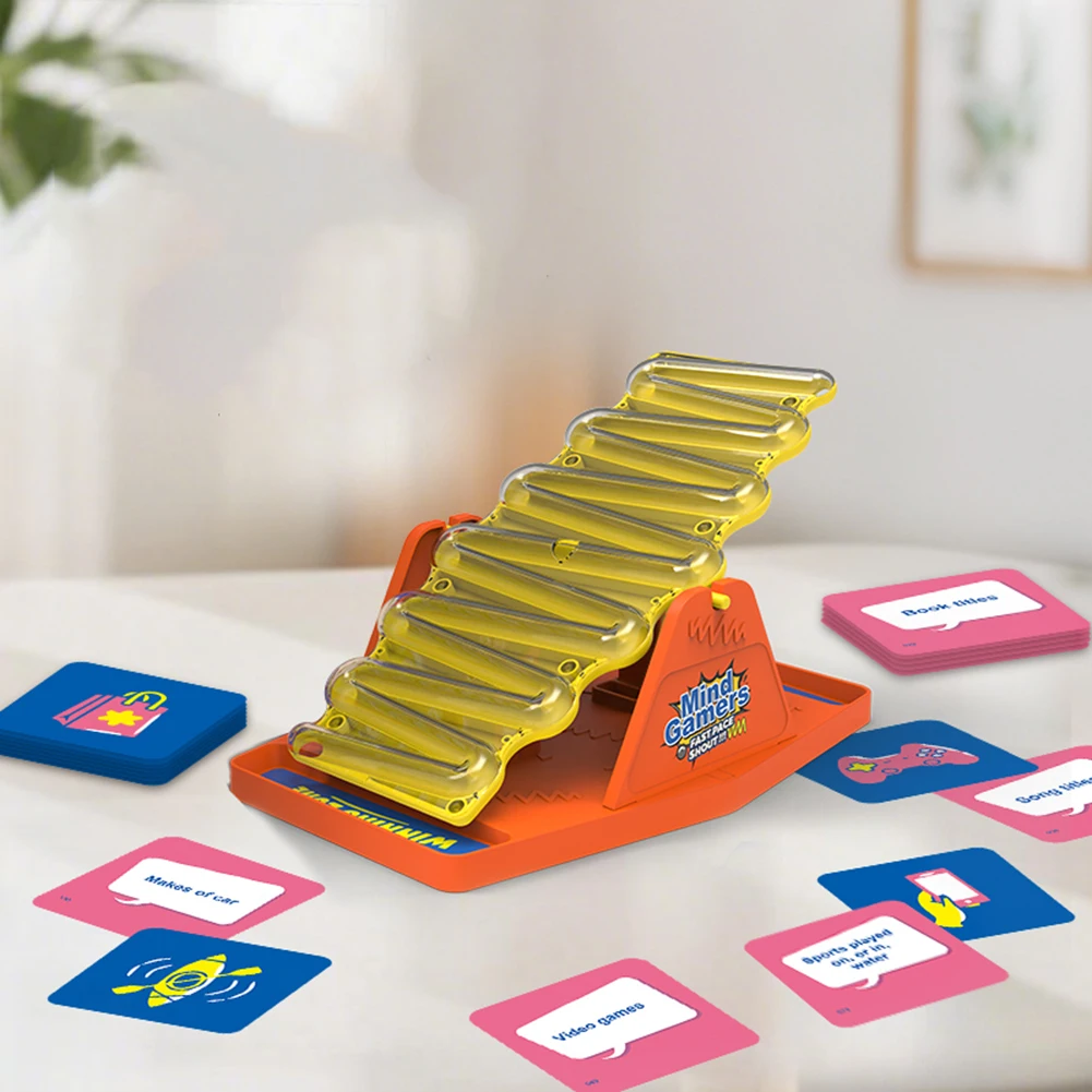 Tilt N Shout A Speedy Jeu de société familial Jeu de société de fête familiale à emballer rapide pour la nuit de jeu pour enfants et adultes