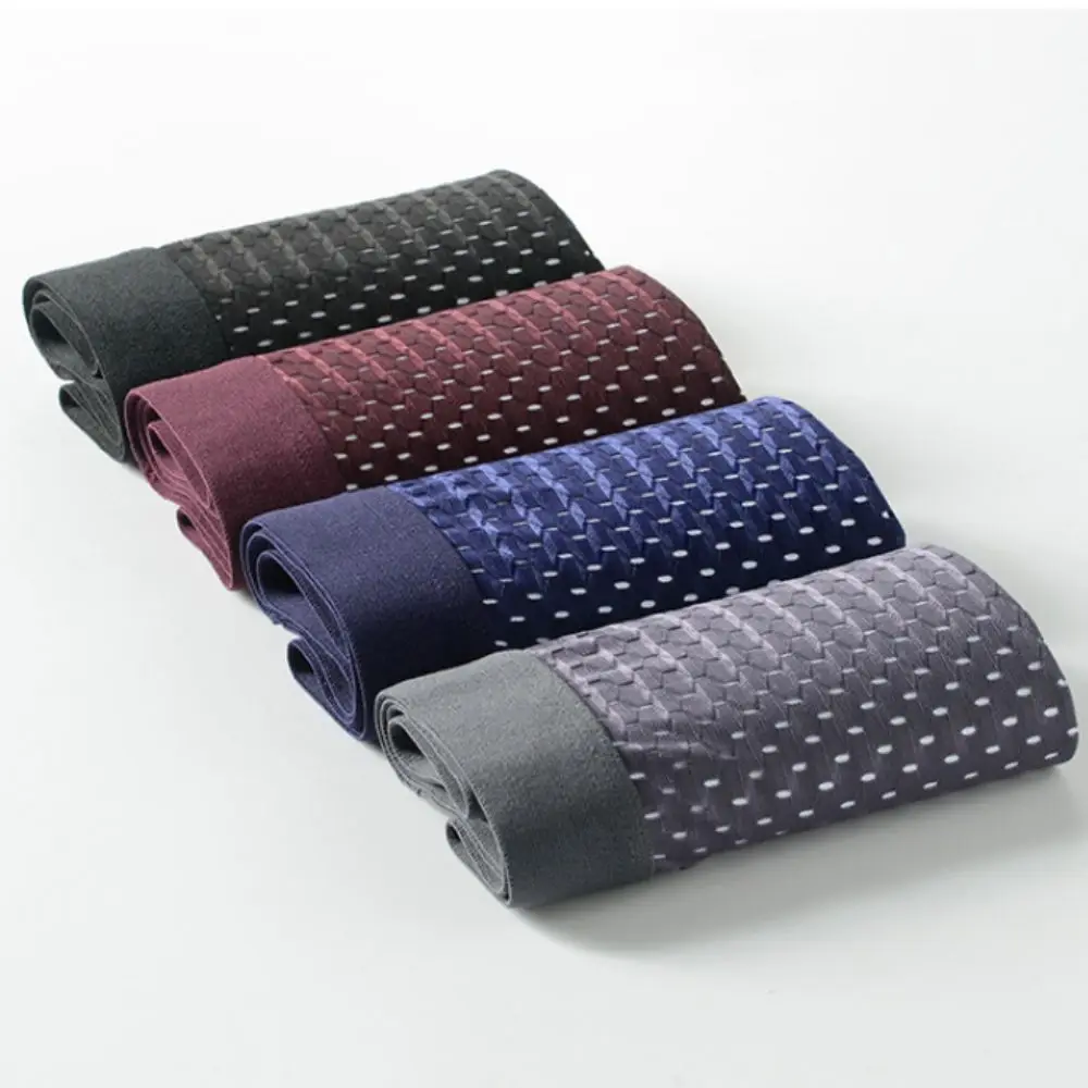 

4PCS Simple Low Waist Men Mesh Panties Briefs Oversize Male Thin Panties Elastic Male Lingerie Ice Silk Triangle Underwear Men