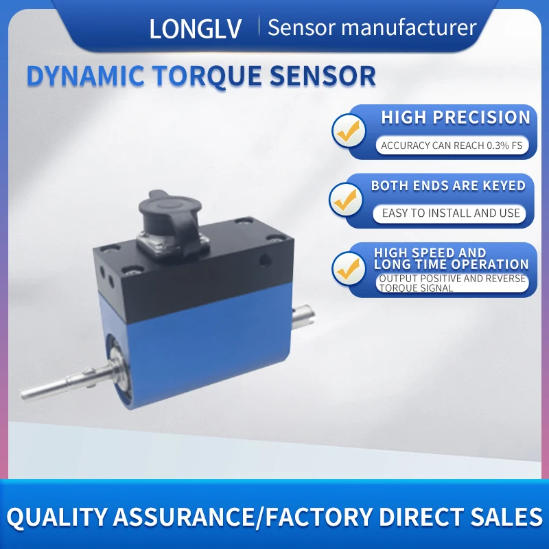 Longlv NJL-111 Dynamic Torque Sensor Viscometer Electric Wrench Internal Combustion Engine Rotation Torque Sensor