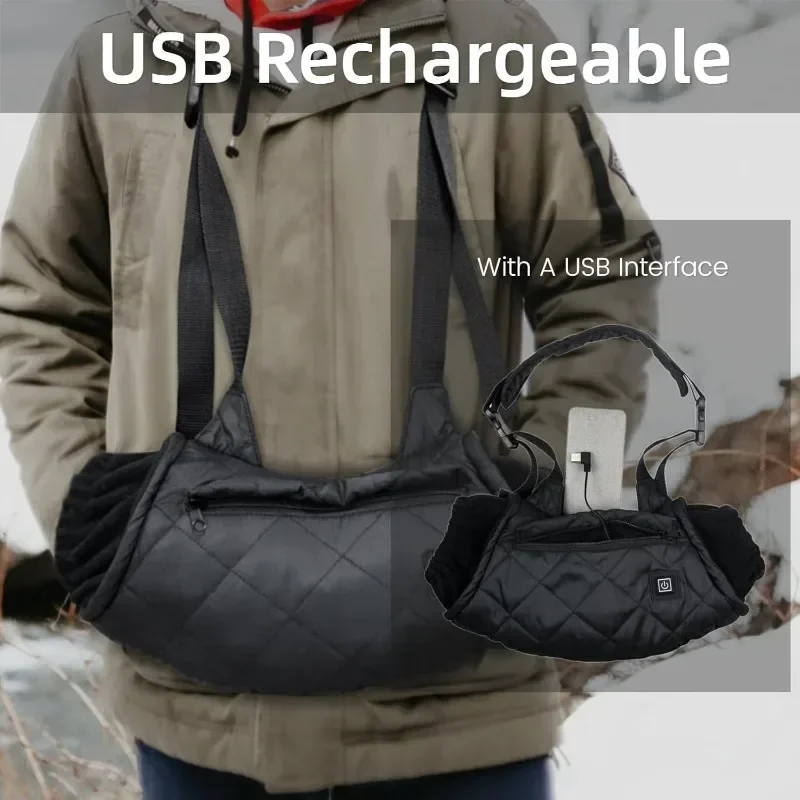 

Теплые перчатки с электрическим подогревом USB, 3-контроль температуры переключения передач, зимняя грелка для рук, водонепроницаемые перчатки с подогревом, охотничьи аксессуары