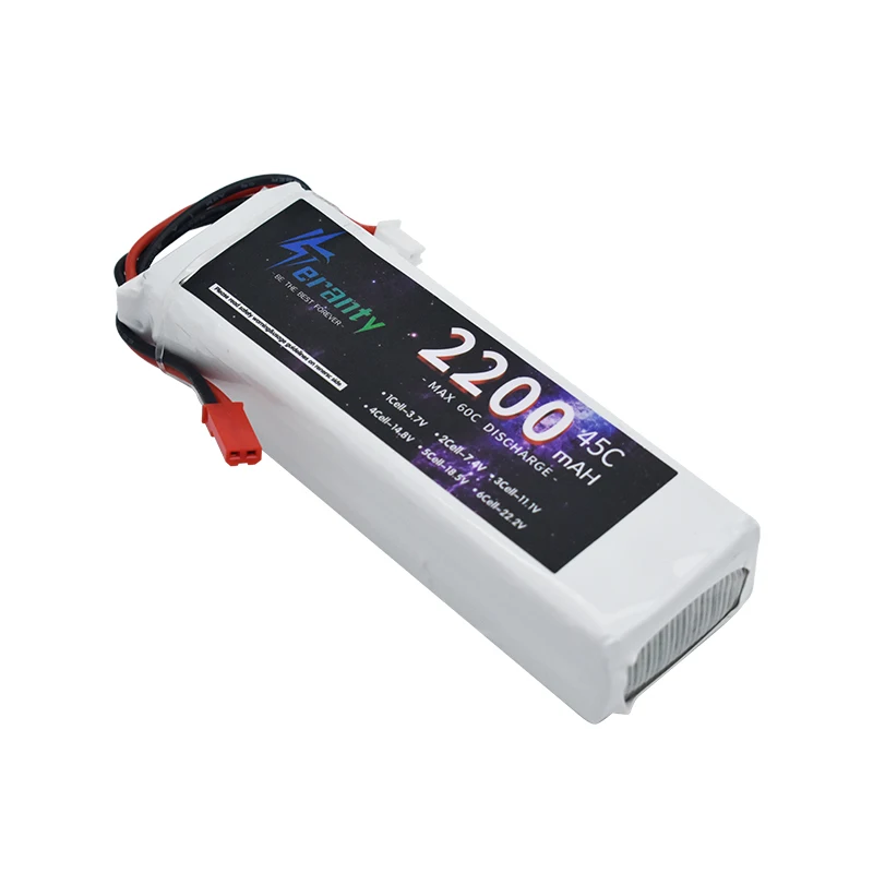 Bateria LiPo para RC Car, FPV Drones, Barcos, Helicópteros Veículos, XT30, XT60 Deans, Conector T JST, 3s, 45C, 11.1V, 2200mAh