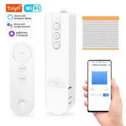 Tuya Smart WiFi Curtain Motor DIY Motorized Chain Rolety Shade Shutter Drive RF Remote USB Charge Alexa Google Home Alice