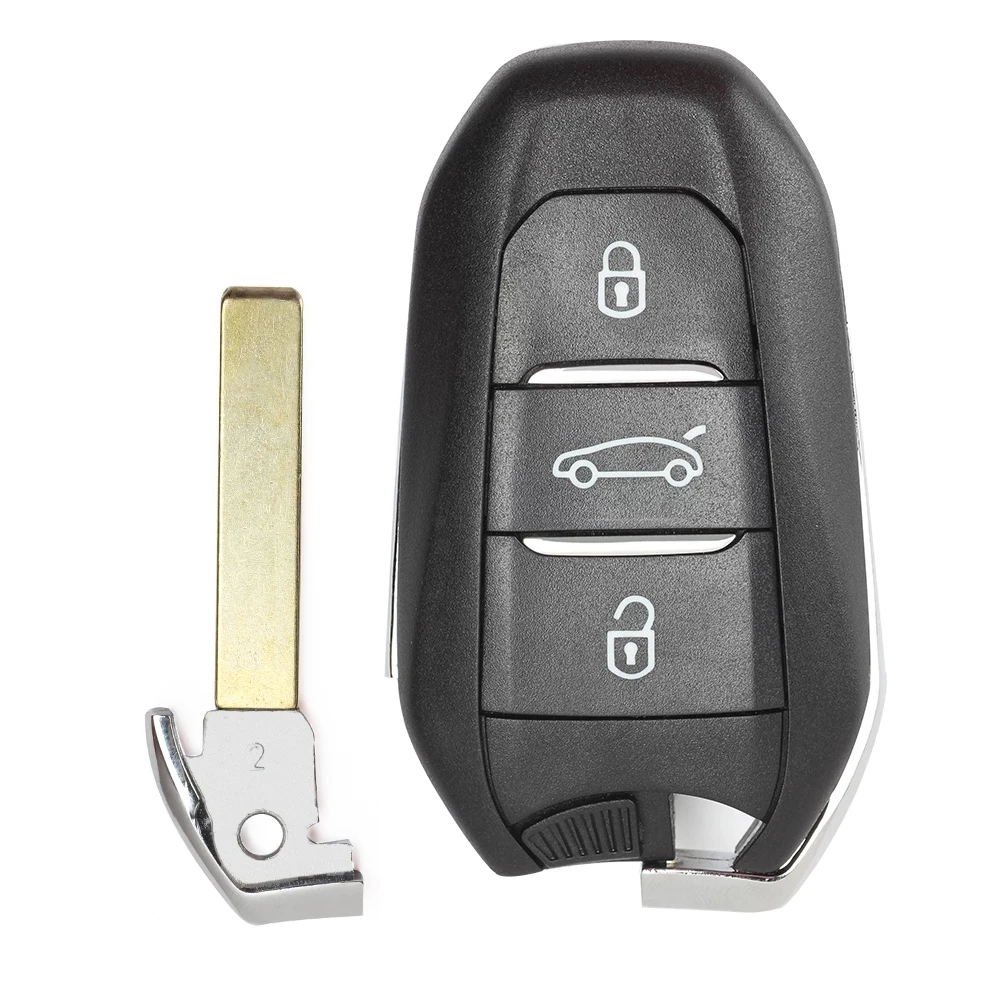 KEYECU IM2A / IM3A For Peugeot 308 3008 508 5008 2010 - 2019 2020 2021 Remote Key 4A CHIP 433.92MHz Smart Keyless Fob 98123974ZD