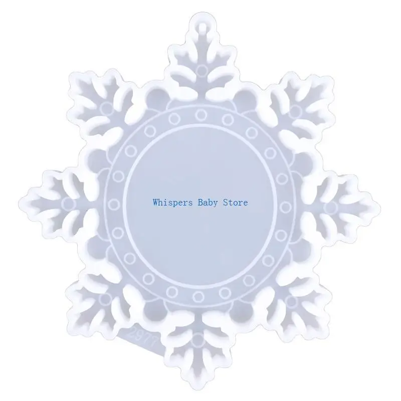 

U90E Зеркальная фоторамка со снежинкой, украшения, силиконовые формы, подходящие для эпоксидной смолы