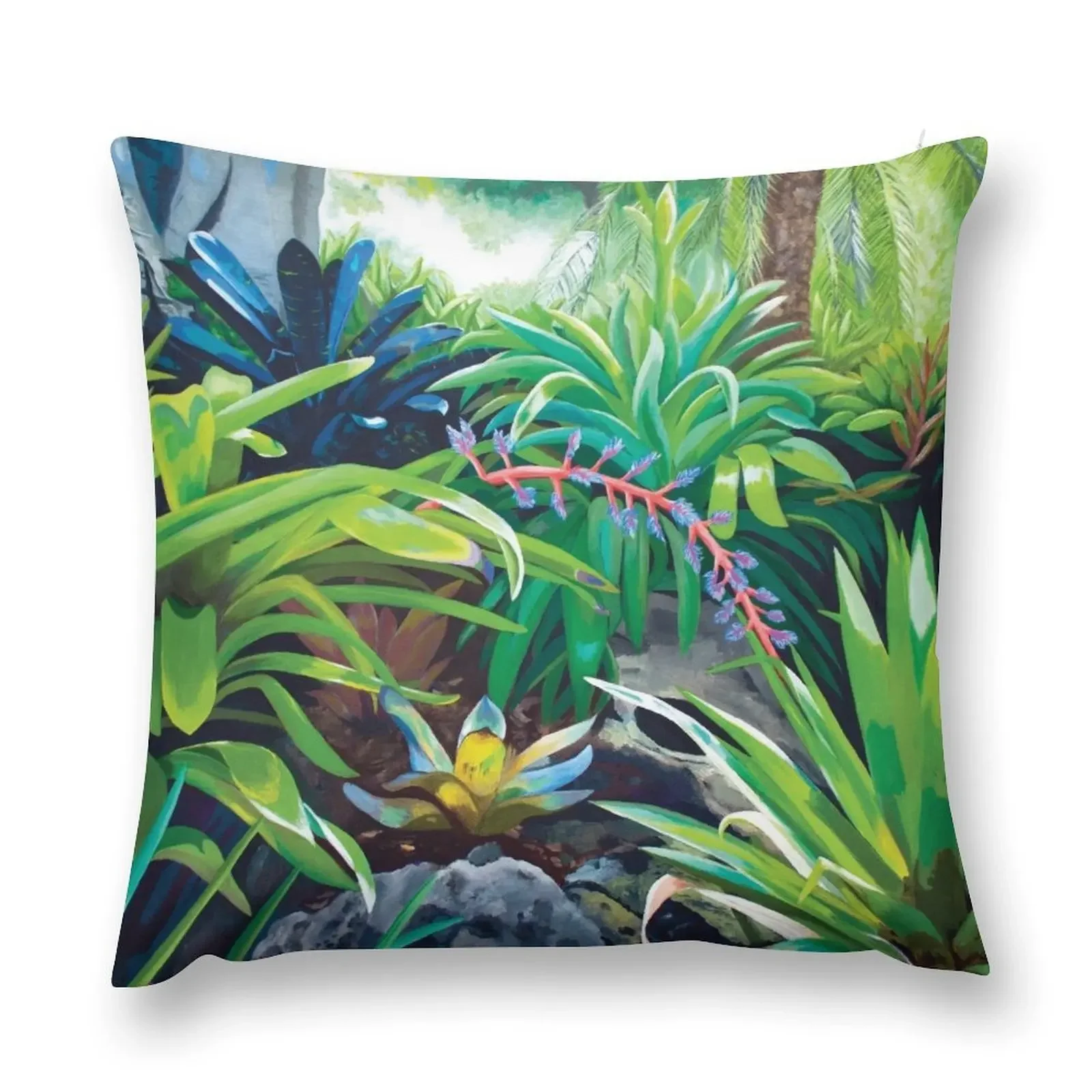 Botanic Gardens Bromeliads Throw Pillow home decor items Christmas Cushion For Home pillow