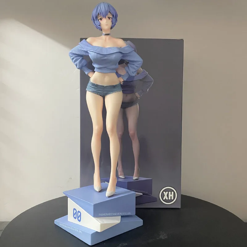 

Фигурка Аянами Рей 31 см, аниме-модель, манга-фигурка, кукла-украшение, статуэтка GK, игрушка, подарок для детей