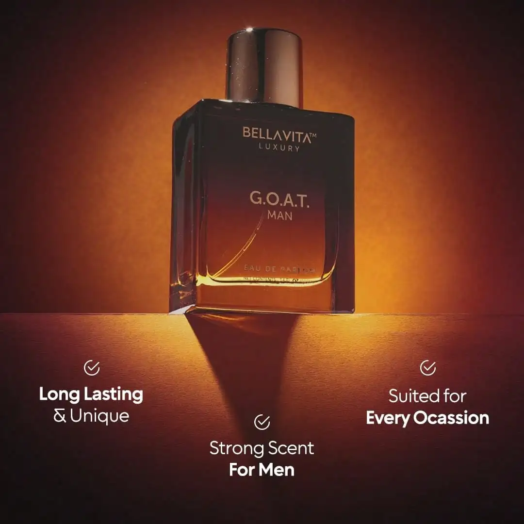 

BellaVita Luxury Sigma Male (CEO Man & GOAT Man) Perfume Cologne for Men 2x100ml Combo | Long-Lasting Men's Cologne with Lemon,