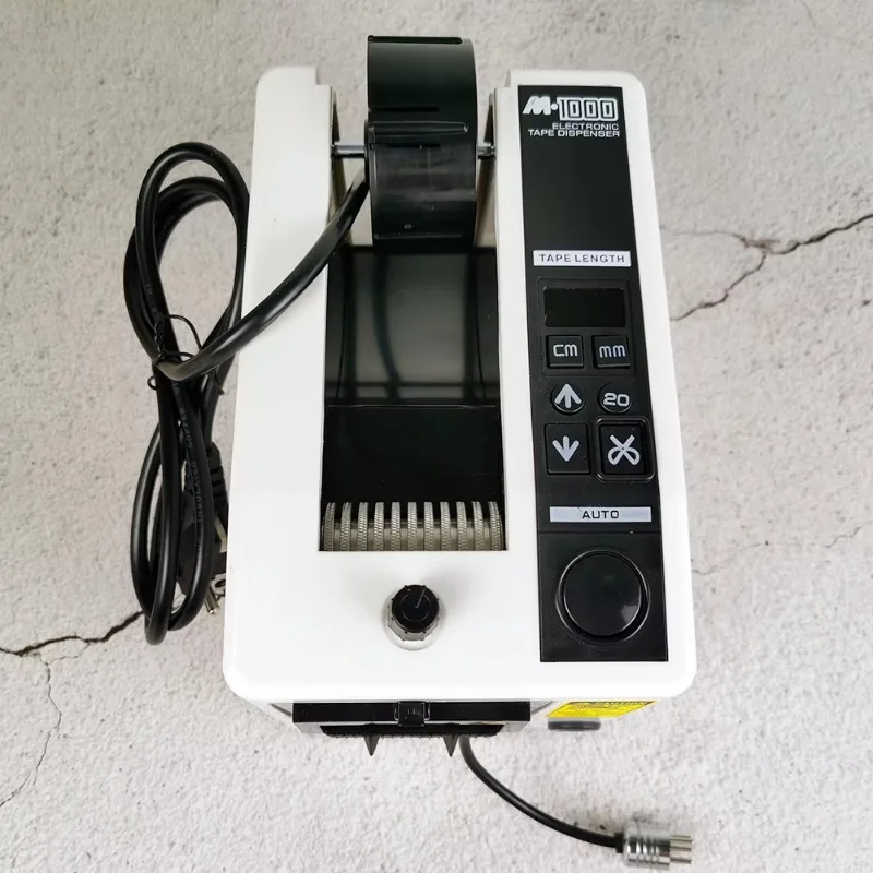 

Станок для резки ленты Автоматический дозатор упаковки M-1000 Станок для резки ленты M1000 Длина 20-999 мм Ширина клея 7-50 мм ПЛК 3,5