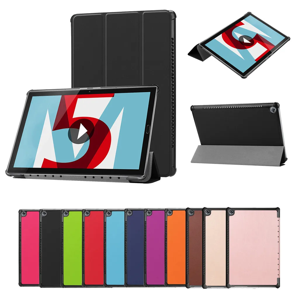 Free Shiping For 10.8 Inch Compitable With Huawei Mediapad M5 Pro Leather Stand Protective Case Cover Dropshiping