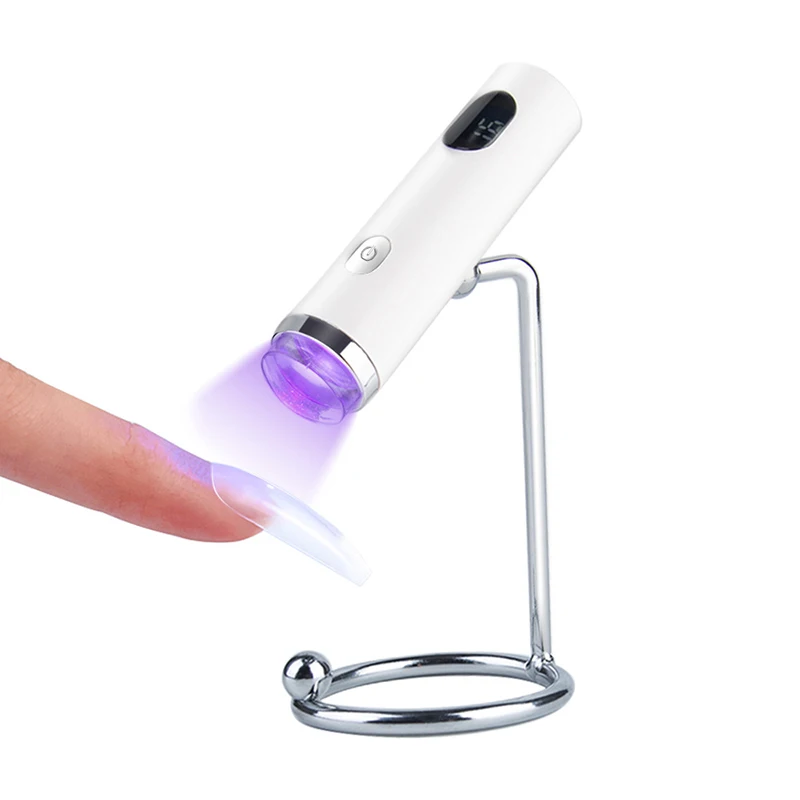 Mini lámpara de secado de uñas de mano magnética, luz Uv, secador de uñas recargable por Usb, curado rápido para esmalte de Gel, pegamento de Gel