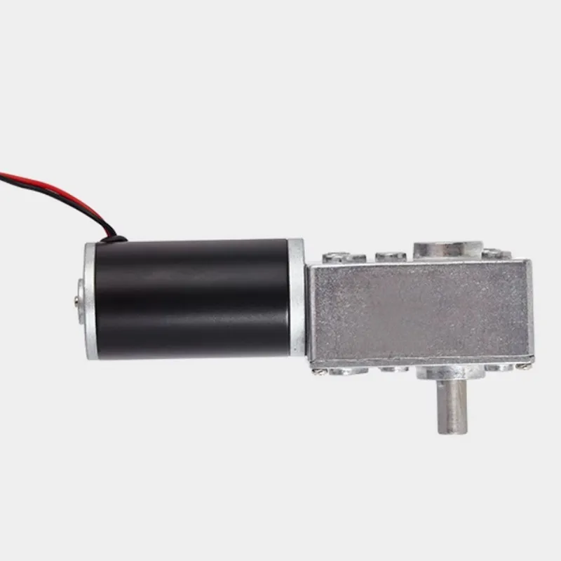 5840-31ZY 12V 24V Worm Gear Motor Low Speed High Torque Self-Lock DC Motor For Smart Curtain Home Equipment Billboard Machine