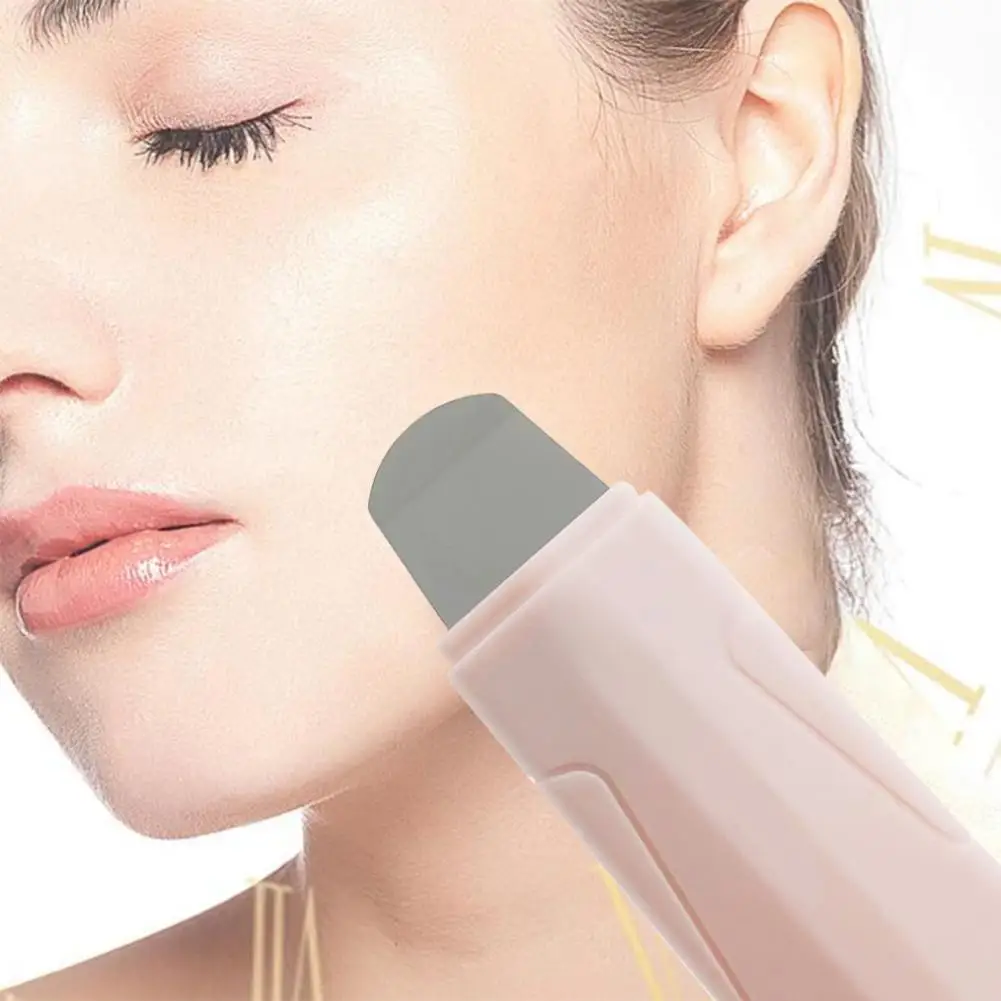 Facial Blackhead Removal Tool Deep Clean Silicone Face ﻿ Sebum Whitehead Remove Handheld Spatula Remover Acne V2Y7