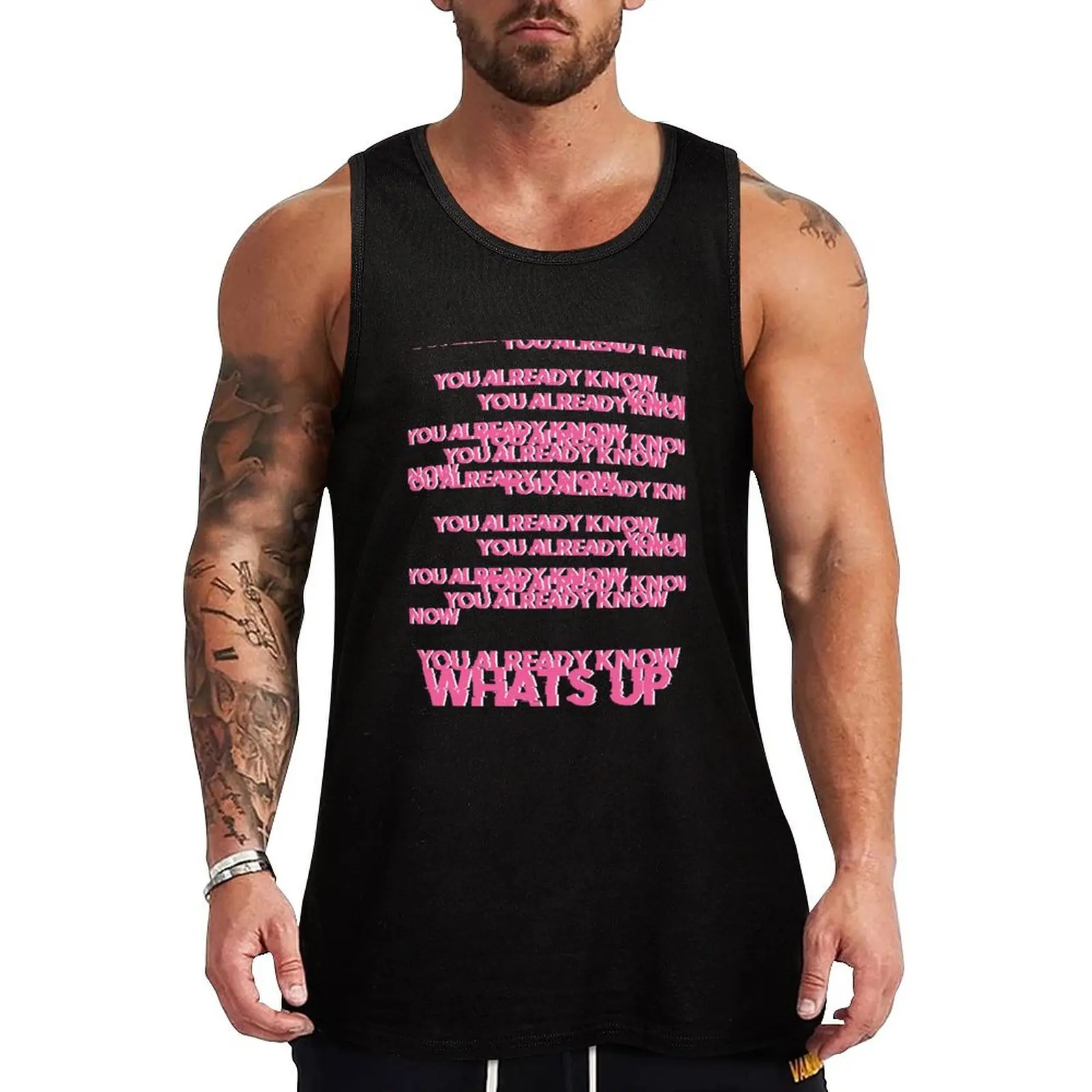 YOU ALREADY KNOW WHATS UP - KIAN AND JC Tank Top summer clothes for men bodybuilding t-shirt Men's t-shirts T-shirt male