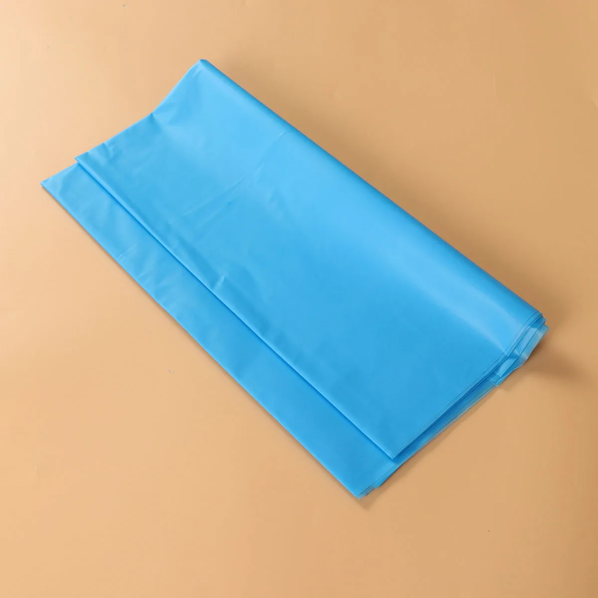 

Eco-Friendly Tablecloth Pure Color Disposable Waterproof Plastic Protector Cover for Picnic Banquet Event Party 137x183cm (Blue)