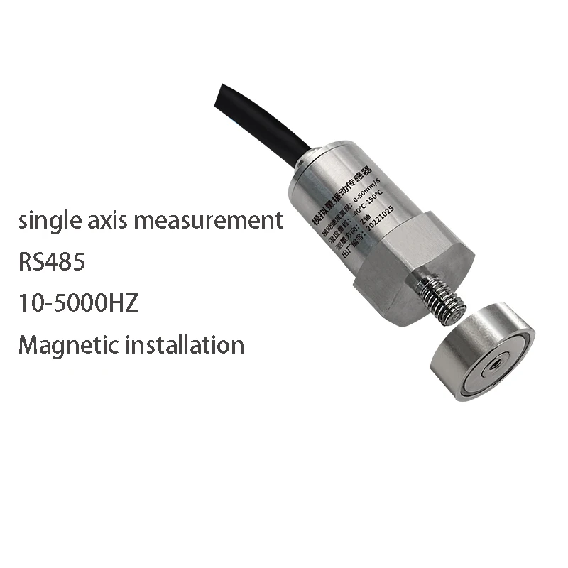 Imagem -04 - Detector de Velocidade de Vibração de Eixo Único Sensor de Velocidade de Três Eixos Medidor de Vibração Integrado de Temperatura sem Fio