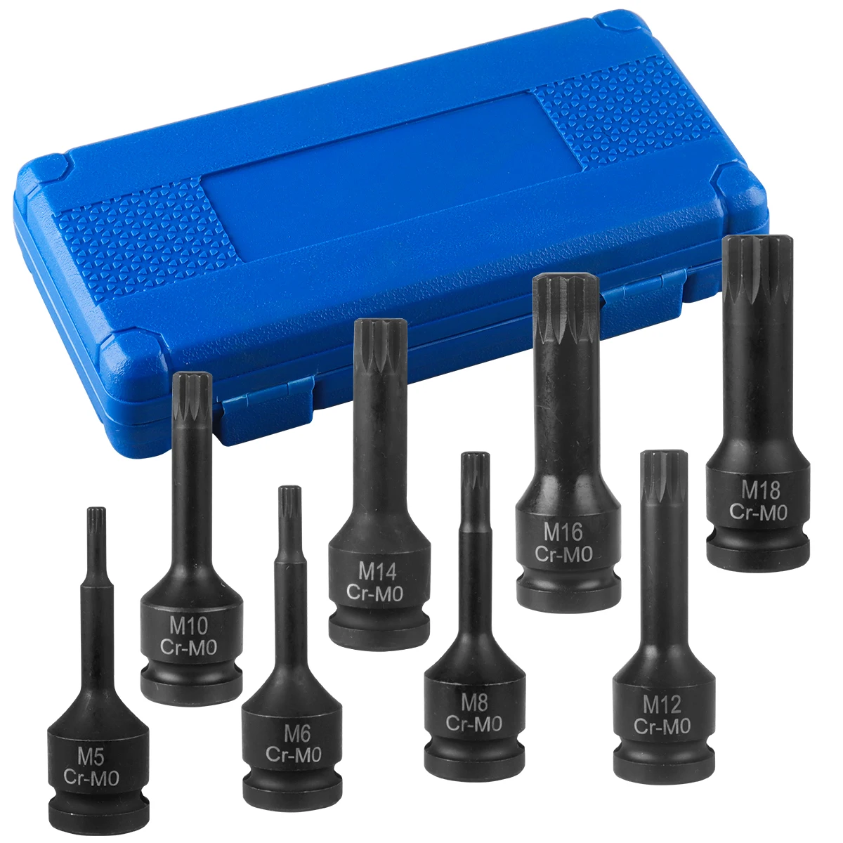 

Bicycle Torque Wrench Set 8Pcs/Set Universal Sleeve Head Hex Cr-v Bit Set Drill Wrench Socket Spanner Pro Motorcycle Repair Kit