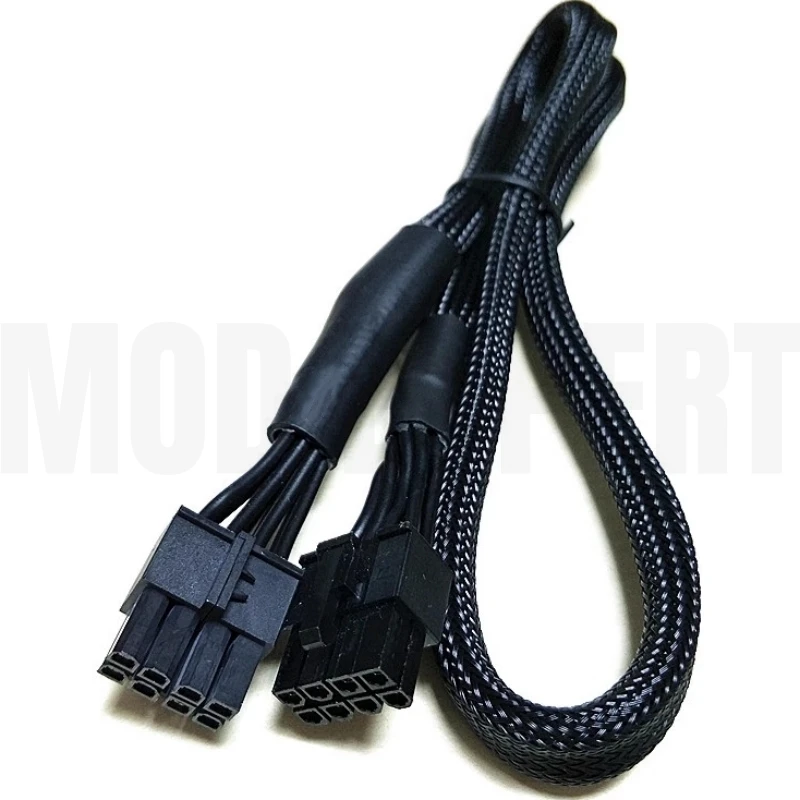 Kabel Daya CPU Seasonic EPS 8Pin Ke 8Pin (4 + 4Pin) Dijalin untuk X Seri X-1050XM2,, KM3, KM3, KM3 PSU