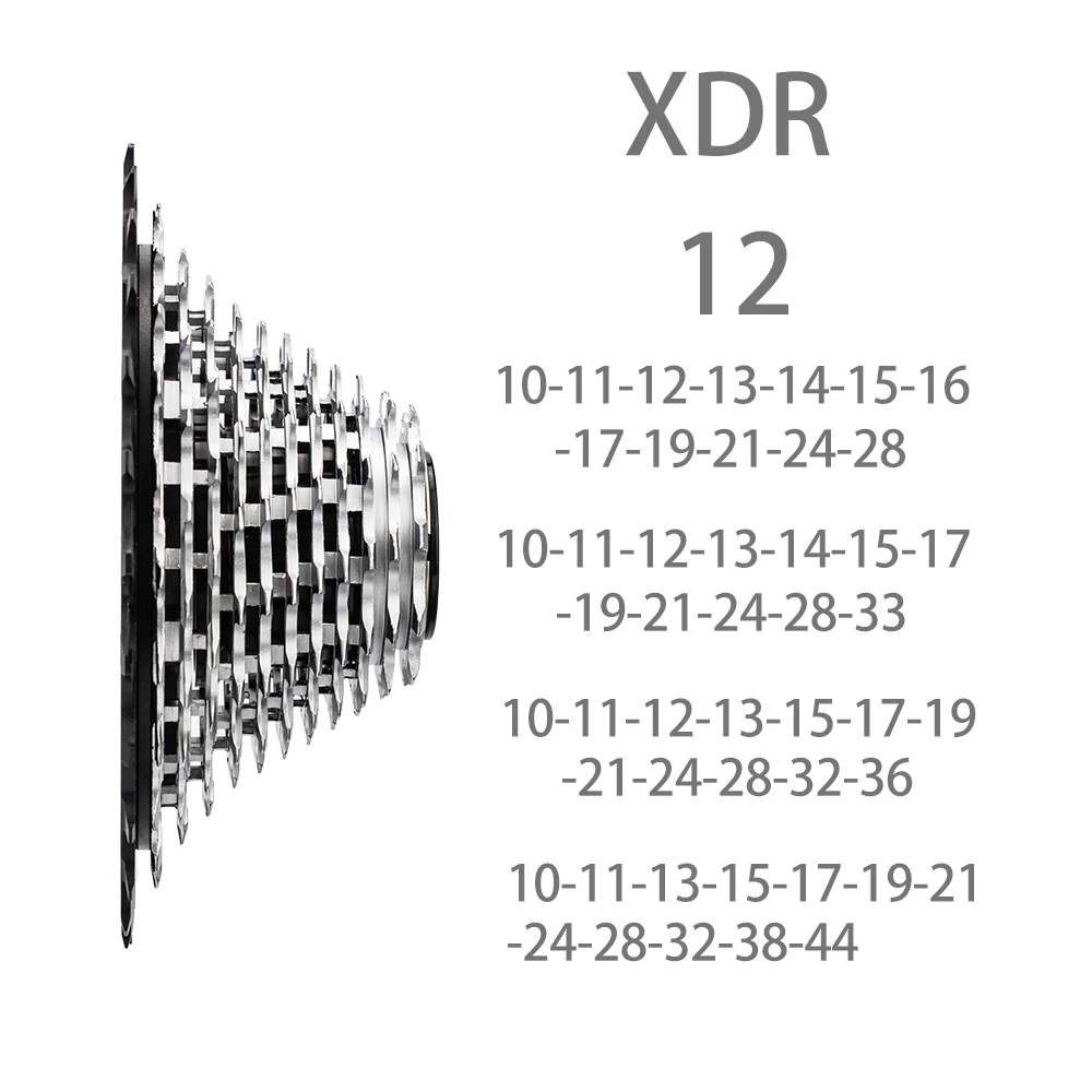 てち ZRACE XDR 12-Speed Cassette for Road/Gravel, CNC fully hollow and