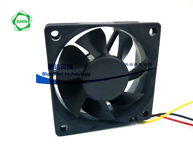 Rodamiento magnético Kde1206ptv2, ventilador de refrigeración para chasis de ordenador, velocidad máxima de flujo de aire 6025, 6cm, 12V, 1,1 W, nuevo