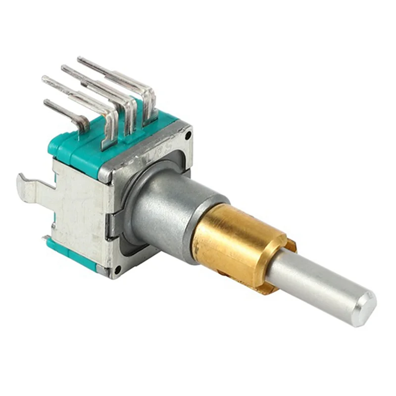 

AB35-4PCS EC11EBB24C03 Двухосевой энкодер с переключателем 30, номер позиционирования 15, ручка точки импульса, 25 мм