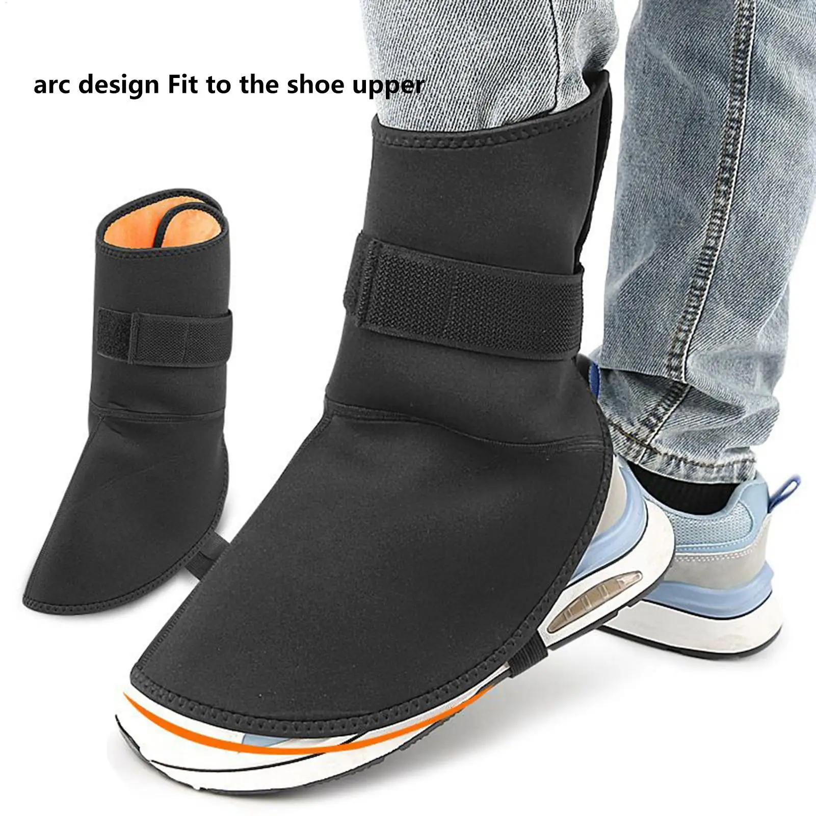 Cycling Shoe Covers Waterproof Warm Foot Gear Shoe Covers for Snow for Winter Skiing Hiking Men Women Walking Climbing Cycling