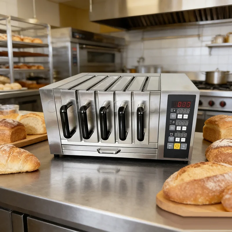 Máquina Eléctrica de Acero Inoxidable para Asar Yakitori Japonés, Brochetas de Carne, Pollo y Kebab, Horno de Barbacoa de Sobremesa