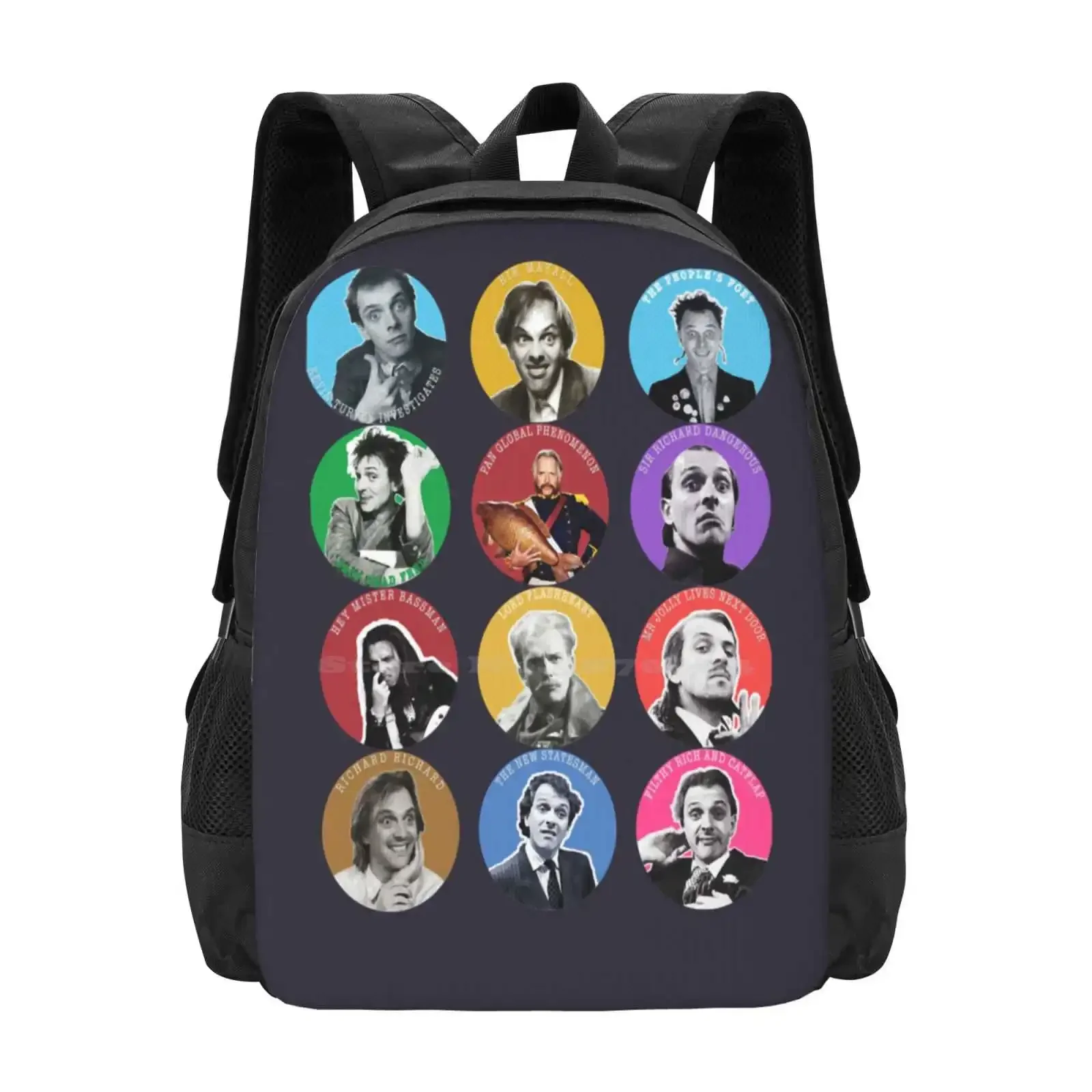 

Funny Man Drop Dead Fred Retro Vintage Hot Sale Schoolbag Backpack Fashion Bags Funny Man Retro Vintage Rik Mayall 90S Bottom