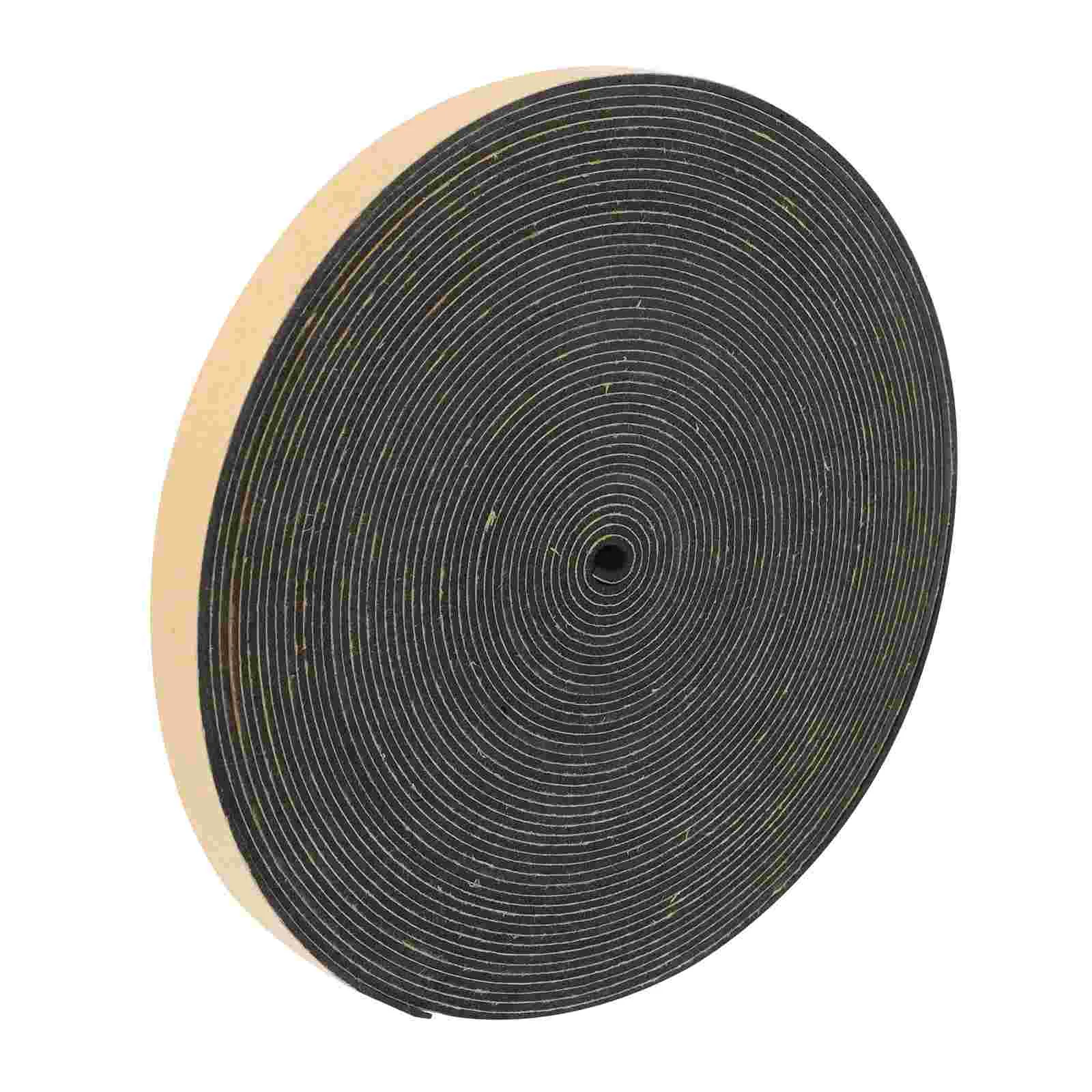 15mm Speaker Sealing Pad Foam Strip Pro Audio Recording Soundproofing Tape Adhesive Foam Accessories Black Color Eva Material