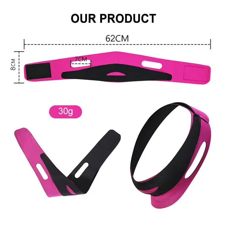 Gaine Visage Menton Face Slim V-line Lift Up Belt Women Slimming Chin Cheek Slim Lift Up Mask V Face Line Anti Wrinkle Belt