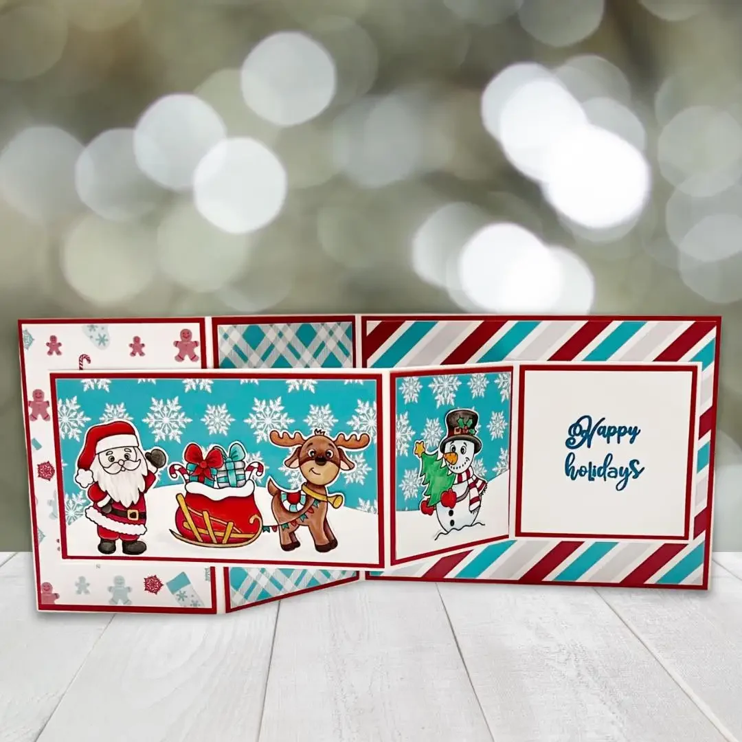 Christmas Collection Card Box Bag Socks Snowman Santa Mug Snow Globe Dear Flower Metal Cutting Dies Stamp Greeting 2024 New