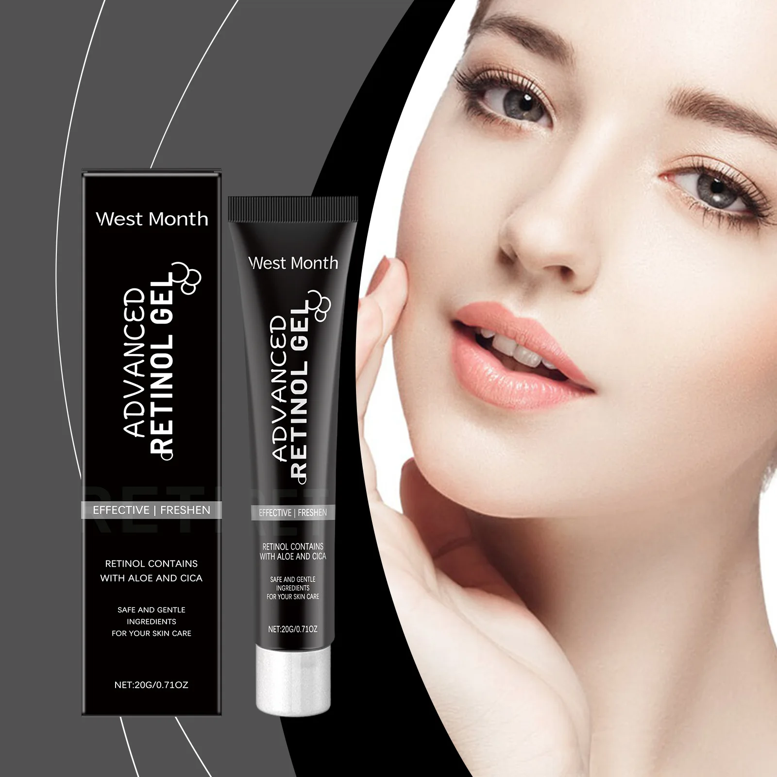 

Retinol Care Cream, Moisturizing and Brightening Skin, Softening and Rejuvenating Skin Care Serum Cream