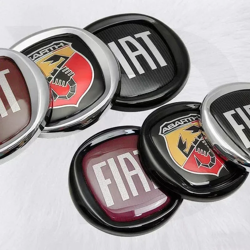 

Наклейки-эмблемы для передней решетки и заднего логотипа автомобиля, аксессуары для Fiat Abarth 500, Tipo, FR, Panda, Freemont, Argo, Viaggio, Bravo, Punto