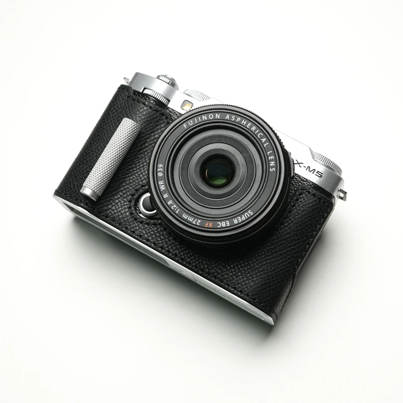 Mr.Stone voor Fujifilm X-M5 cameratas beschermhoes camerabody xm5 camera handgemaakte lederen cameratas