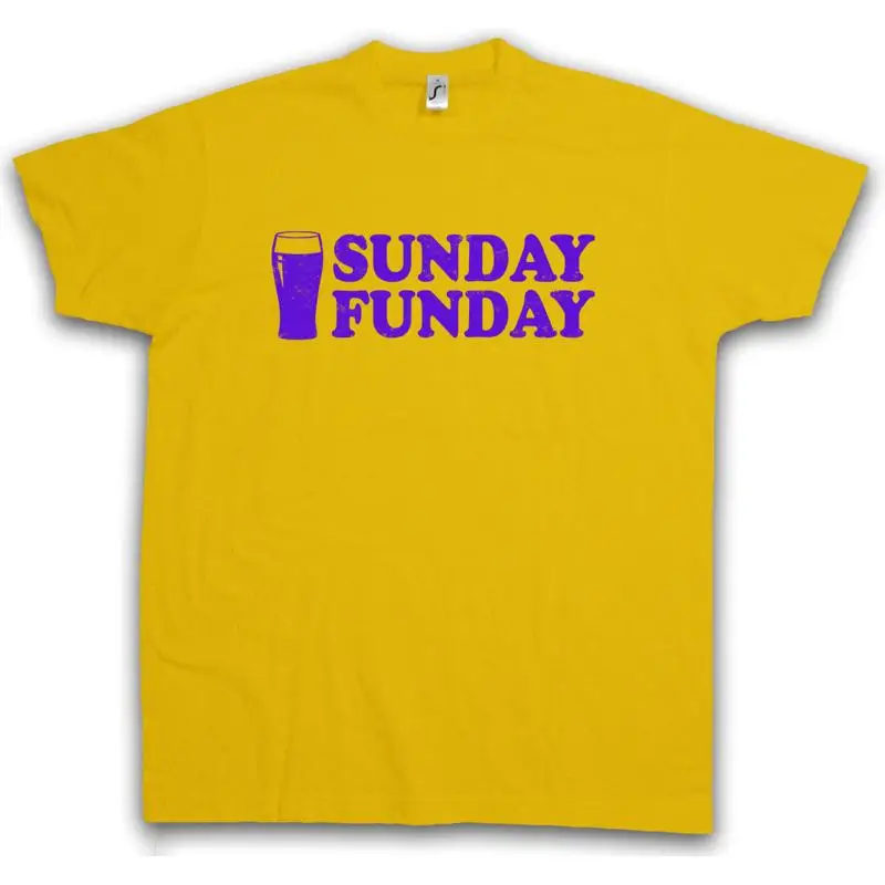 T-shirt SUNDAY FUNDAY, blague du week-end, humour, geek, hipster, indie, fun