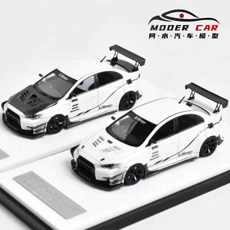 

404 ERROR 1:64 Mitsubishi EVO X Varis EVO10 die-cast simulation resin car model, Boys' toy, adult collectible ornament.