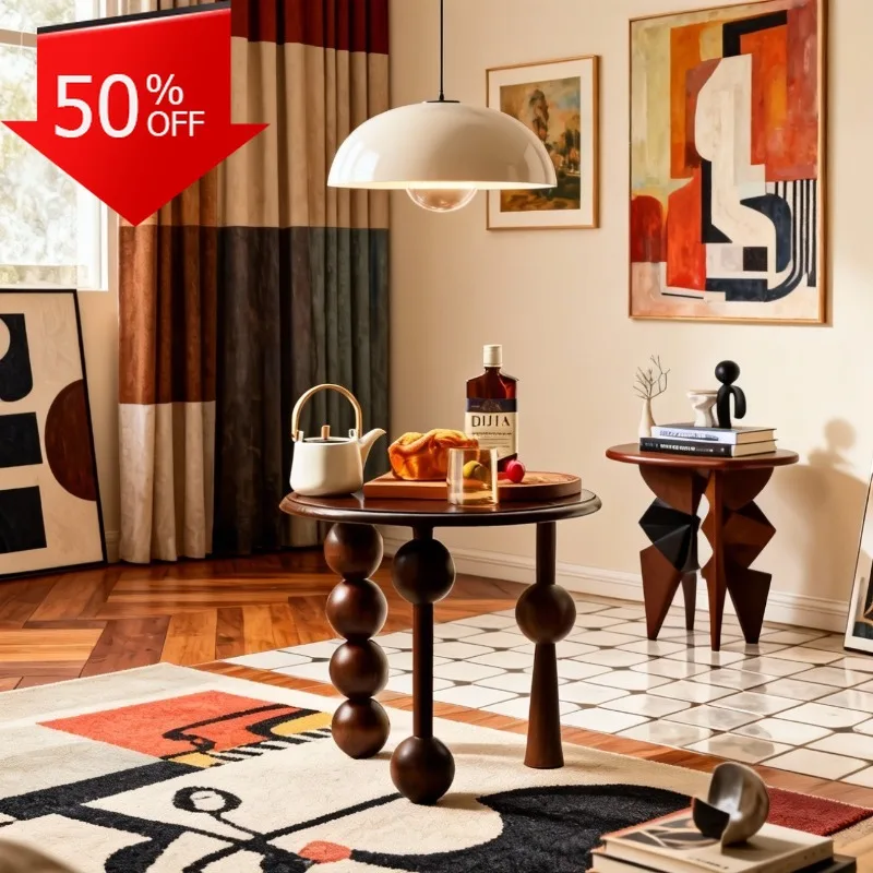 

Вспомогательные столы Басы Выдвижной подъемный центральный стол Салон Прикроватные тумбочки Мебель для спальни середины века Домашний деревянный журнальный столик