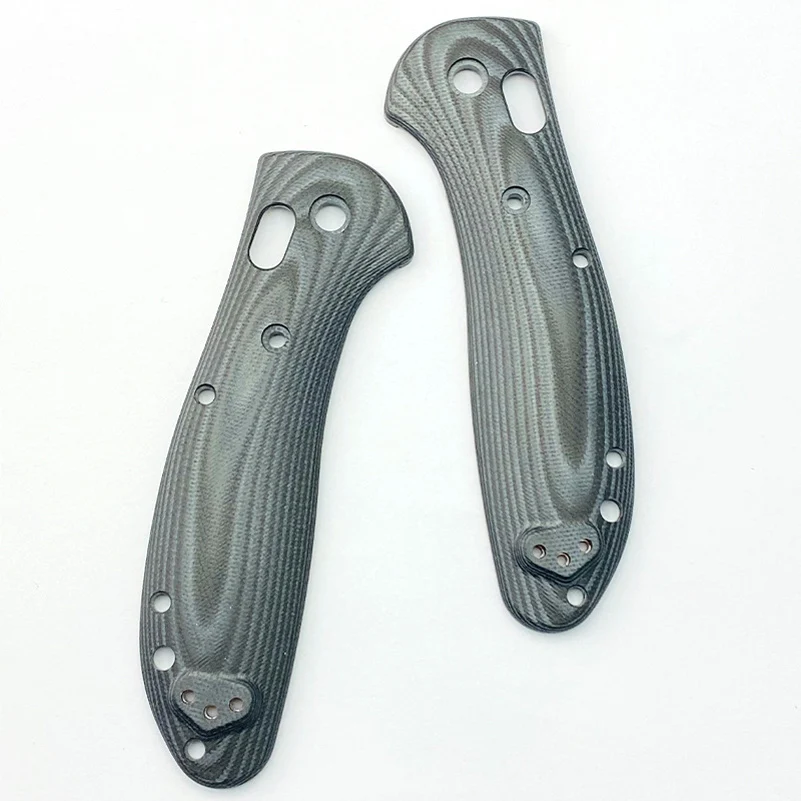 Imagem -04 - Material com Parafusos Punho de Faca Lidar com Escalas Genuíno Benchmade Griptilian 551 Facas Faça Você Mesmo Fazendo Parte Cores Par G10